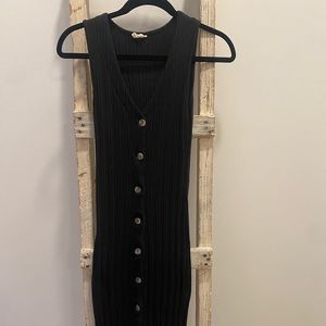 PRIMP Black Button Down Dress